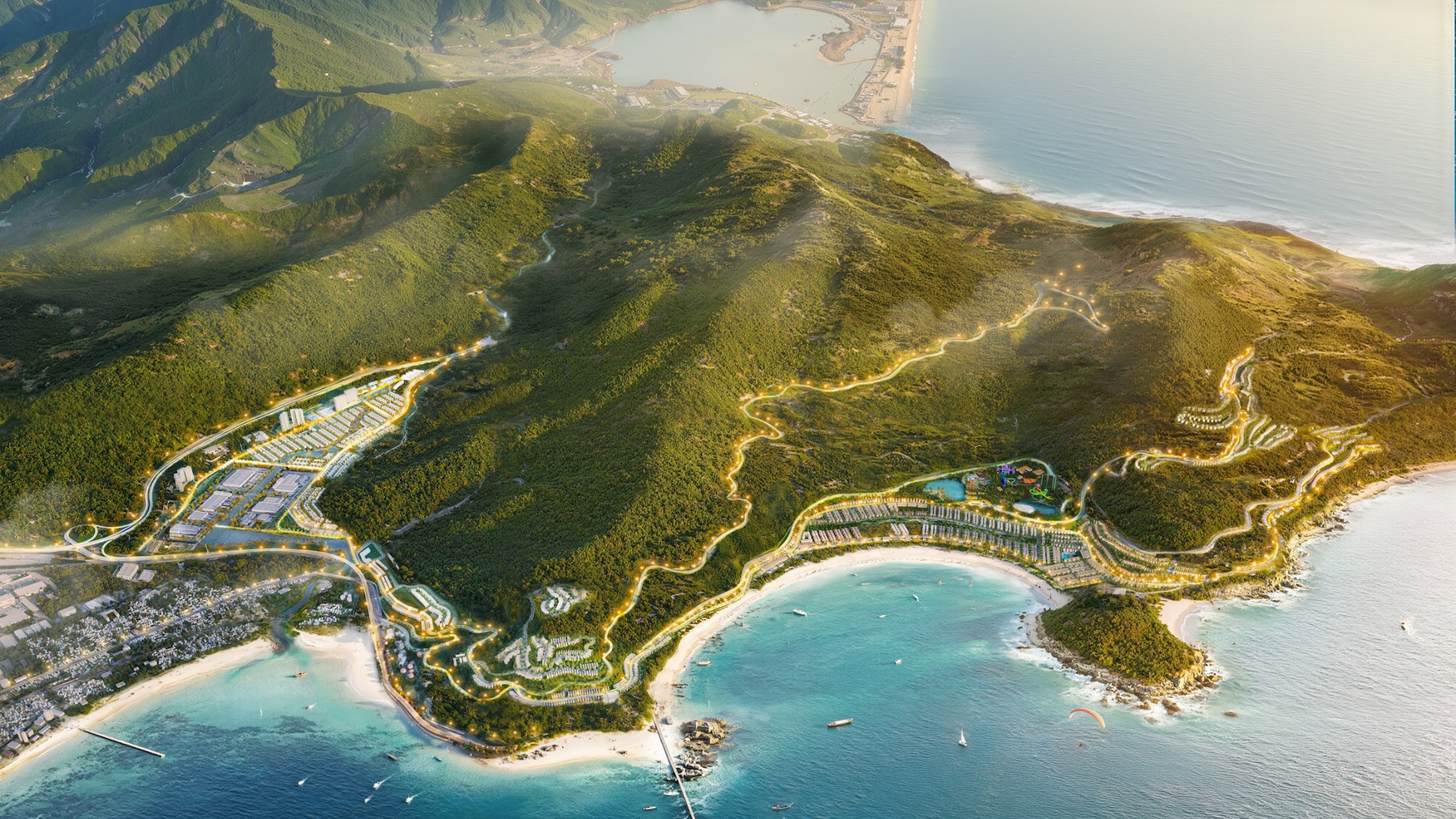 Phối cảnh tổng thể Vinhomes Hải Vân Bay 512 ha từ trên cao